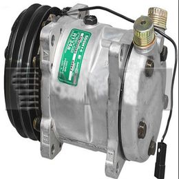 Auto-onderdelen airconditioning compressor Sanden 6642 SD5H14 6511421 ROT VERTICALE BUIS-O 2G-132mm 12V231W