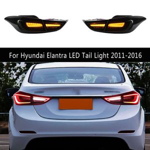 Auto-onderdelen Auto-accessoires Streamer Richtingaanwijzer Voor Hyundai Elantra Led-achterlicht 11-16 Rem Reverse Running Lights