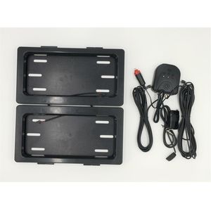 Auto Plastic Kentekenplaat Frames voor achter Stealth Remote auto Privacy Cover Voertuig 2pc set182v