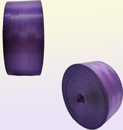 Auto Purple 191 meter Versterk de stoelgordel Webbing Fabric Racing Car Modified Safety Belts Harness Beards Standard Certified Web6158614