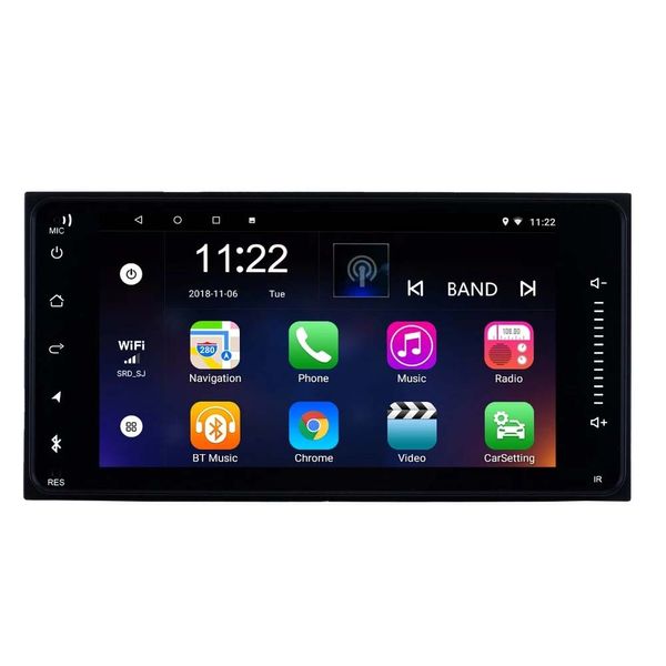 Auto Radio Car dvd Lettore universale per TOYOTA Corolla Android 7 pollici 2Din 3G Wifi Bluetooth GPS Navigatie Multimedia