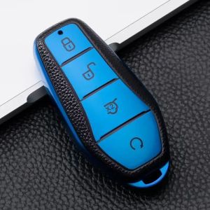 Clés de clés à distance de télécommande couvercle de couverture de voiture shell de voiture porte-porteur prétecteur pour byd qin plus han ev tang dm song pro max yuan dolphin e2