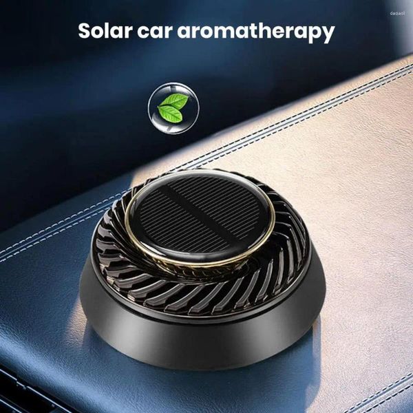 La voiture diffuseur en rotation automatique fournit un assainisseur d'air à énergie solaire avec de l'huile essentielle pour