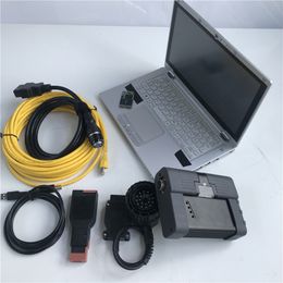 Herramienta de escaneo automático para BMW Expert Mode V2021.12 en 512gb SSD win10 con RC ICOM Diag ICOM A2 y CF-AX2 i5 8G Tablet fácil de llevar