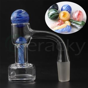 Ensemble de fumée Auto Spinner entièrement WeldedTerp Slurper Quartz Banger Nail avec 2 pièces Tourbillon/trous d'air rotatifs pour plates-formes Dab