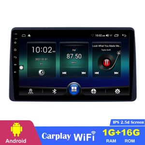 Lecteur DVD de voiture stéréo automatique GPS pour Renault Duster-2018 unité principale à écran tactile complet 10 pouces Android avec WiFi 3G AUX Bluetooth lien miroir OBD2