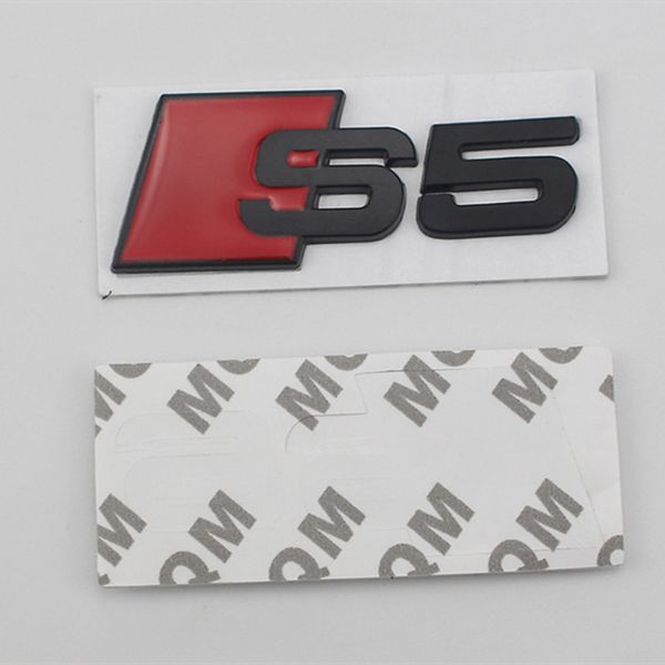 Autocollant automatique pour Audi S3 S4 S5 S6 S7 S8 A3 A4 A5 A6 A7 A8 Q3 Q5 Q7, emblème de coffre arrière de voiture, Badge autocollant