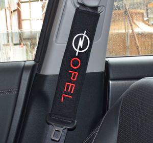 Housse de ceinture de sécurité autocollante en coton, protection d'épaule de sécurité pour Opel Astra H G Corsa Insignia Antara Meriva Zafira