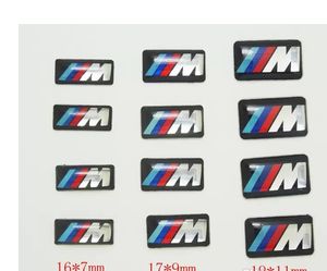 Etiqueta engomada del coche Sport Wheel Badge 3D Emblem Sticker Calcomanías Logo para bmw M Series M1 M3 M5 M6 X1 X3 X5 X6 E34 E36 E6 car styling stickers