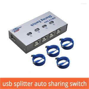 Auto Switch Box 4 in 1 uit USB2.0 Hub Splitter Meerdere computers delen één apparaat