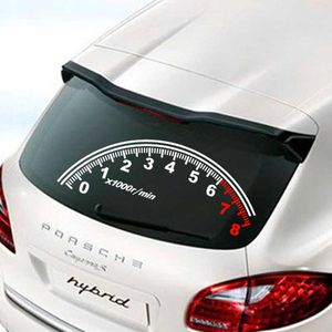 Auto Tachometer snelheidsmeter stickers achterruit stickers racetraam ruitenwisserblade grappige auto voertuig truck vinyl grafische wrap r230812