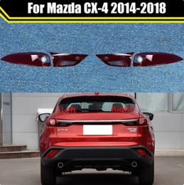 Auto Achterlicht Licht Case Voor Mazda CX-4 2014-2018 Auto Achter Achterlicht Lens Cover Lampenkap Glas Lampcover Caps achterlicht Shell
