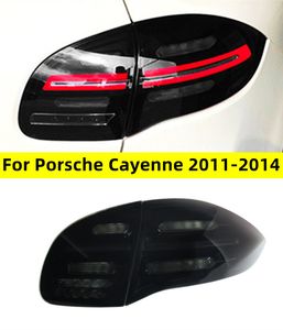 Ensemble de feux arrière automatiques pour Porsche Cayenne 2011 – 2014, feux arrière LED, feux de recul, feux de rue DRL