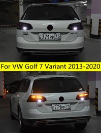 Auto Achterlichten Assemblage voor VW GOLF 7 Variant 2013-20 Golf 7.5 Sportremlicht met draaien Signaalverlichting Auto LED Taillamp