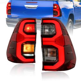 Auto-achterlichten voor Toyota Hilux 20 15-20 21 LED DRL-achterlamp achteraan achteraan mist rem draai signaalaccessoires