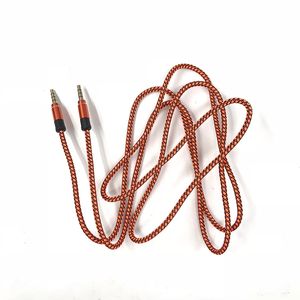 Auto Top Sale Aux Stereo 3.5mm 1 M Auto Mannelijke Naar M Aux Auxiliary Sound Stereo Audio Data Cable MP3 Groothandel