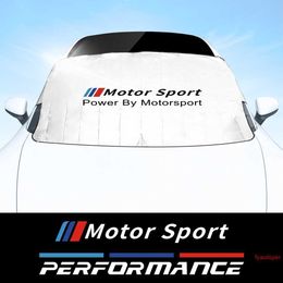 Couverture de pare-soleil de pare-brise automatique pour BMW E39 F30 E46 E53 E90 E30 E60 F10 X5 E70 E36 X3 E83, accessoires de voiture de Sport automobile