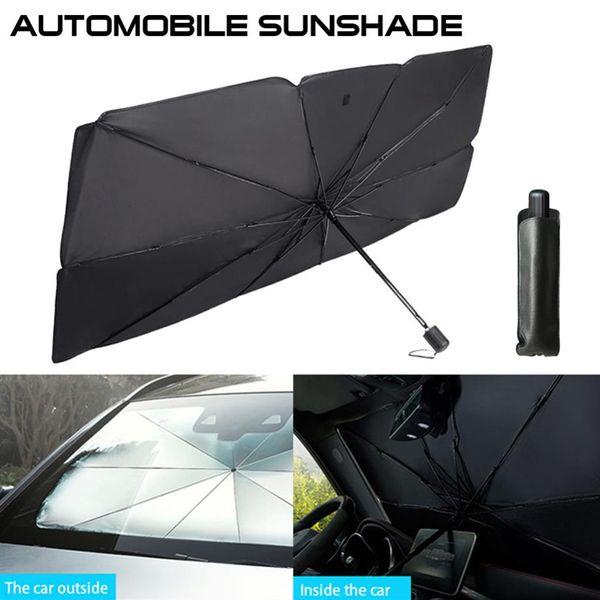 Parasol interior para coche, cubierta para parabrisas de coche, protección UV, parasol, ventana delantera, protección Interior, paraguas plegable 332Y