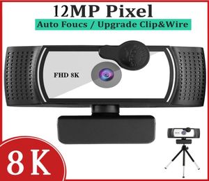 Autofocus Webcam 1080p Sailvde 4k 8K réseau USB diffusion en direct 2k pilote ordinateur portable Web Cam caméra Microphone1593126