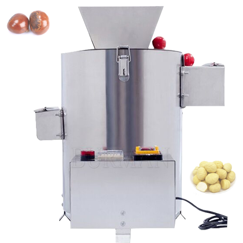 Automatisk 220V Electric Chestnut Sheller Commercial Chestnut Peeling Machine