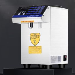 Máquina automática de llenado de fructosa cuantitativa de 7L, dispensador de azúcar para té de burbujas, máquina de llenado de fructosa cuantitativa de café