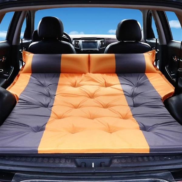 Matelas pneumatique automatique Lit de voiture Camping Air Mattress Auto Sleeping Cusion Blow Up Bed Voyage gonflable surélevé Airbed253K