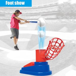 Machine de balle de baseball automatique Set enfants garçons filles batte de baseball pratique lanceur de lancer sport fitness jouets d'entraînement 240226