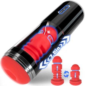 Machine sexuelle de pipe automatique, masturbateurs masculins, jouets pour adultes pour le plaisir des hommes MXUXEN, poussée vibrante, mains libres