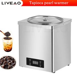 Boba-cocedor automático de perlas de burbujas, caldera de perlas de tapioca, 110/220V, 7L, olla calentadora de perlas de sagú de frijol rojo para tienda de té de la leche