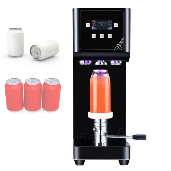 Scelleuse automatique de canettes adaptée aux bouteilles à bouche de 55mm, 330/500/650ml, Machine à sceller les canettes pour magasin de thé au lait, 220v 110v