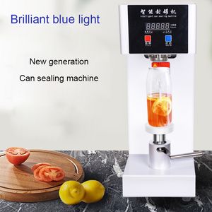 Machine automatique de scellage de canettes 55mm scellant de bouteilles de boisson scellant de bouteille de lait équipement de magasin de thé au lait 220 V/110 V