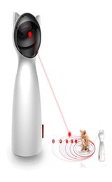 Automatische kat speelgoed interactieve slimme plagende huisdier -led laser grappige handheld modus elektronisch huisdier voor alle katten laserlampje kat lj200824740215