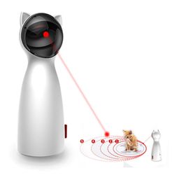 Automatisch katspeelgoed interactieve slimme plagende huisdier -led laser grappige handheld modus elektronisch huisdier voor alle katten laserlampje kat lj200826553025