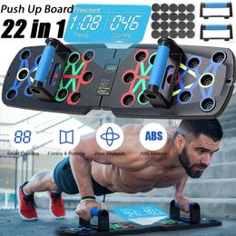 Automatisch tellend push-upbord Krachttrainingsapparatuur Opvouwbaar voor borstbuik, armen en rug Train homegymapparatuur Fitness 240104