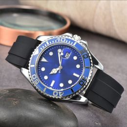 Reloj de moda de lujo con fecha automática, reloj de cuarzo con movimiento de correa de goma para hombres y mujeres, relojes para hombres CD6L