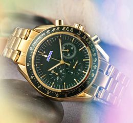 Date automatique Men Watch Watches Luxury Mens Japan Quartz Mouvement Mouvement Horloge Racing Pépitaire Pémilanteur Full Functional Timing Watch Feutre Cadeaux de Noël