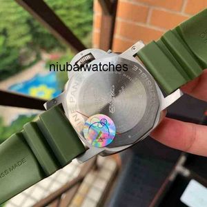 Automatic Designer Watch Mechanical Mens Series Militaire groene 45 mm Frosted Fine Steel N5RZ