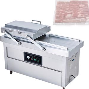 Gratis verzending Automatische Digitale Vacuüm Verpakkingsmachine Voedsel Sealer Moer/Fruit/Vlees Consumenten en Commerciële Dubbele Seal