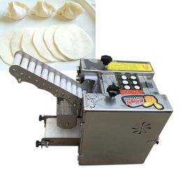 Automatische Knoedel Wrapper Machine Wonton Jiaozi Skins Rolling Chaos Lederen Snijmachine Commerciële 220V 110V