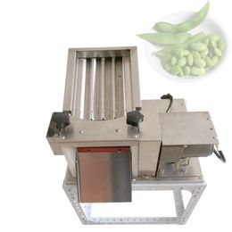 Machine à éplucher automatique Edamame Machine à éplucher les haricots de soja vert Machine à enlever la coquille Edamame Machine à décortiquer les pois