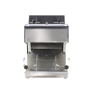 Automatische elektrische 31 plakjes vierkante broodsnijmachine Roestvrijstalen gestoomde broodjessnijmachine Commerciële toastsnijmachine