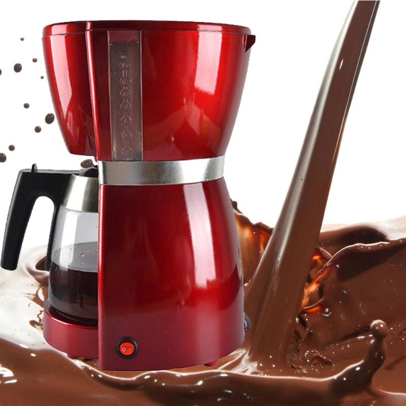 Automatische elektrische Tropfkaffeemaschine, Haushaltskaffeemaschine, PP-Edelstahlmaterial, Teekanne, Wasserkocher, EU-Stecker – praktische und effiziente Brühlösung
