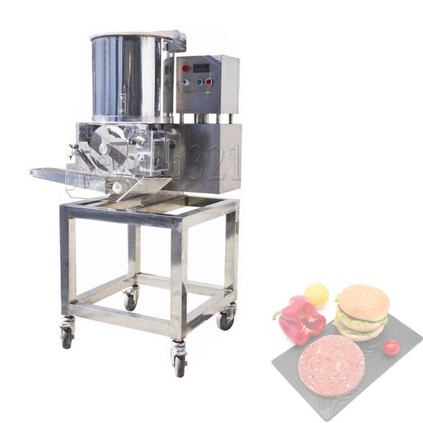 Machine électrique automatique de moulage de biscuits à la viande, Machine de formage de galettes de Hamburger, de tarte à la viande de bœuf
