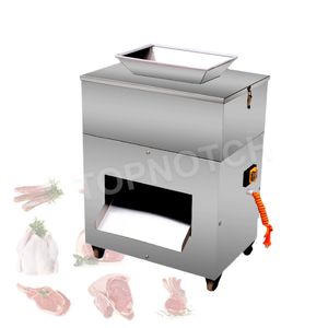 Automatische vis kip vlees snijmachine snijder kubussen commercieel rundvlees dicer vleesproduct maken machines