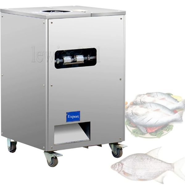 Máquina automática de procesamiento de pescado, 1500W, escala de raspado de alta velocidad, máquina para eviscerar pescado, máquina para matar peces