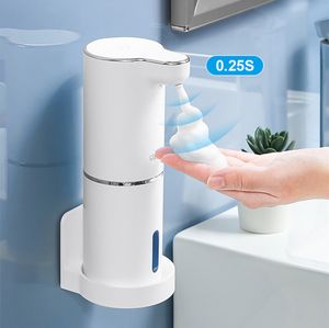 Distributeur automatique de savon en mousse, capteur sans contact, chargement USB, matériel ABS, 300ML