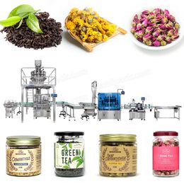 Automatique pour les haricots Sweets Candies Nut Nut Theaf Leaf Granules Pot de remplissage Machine
