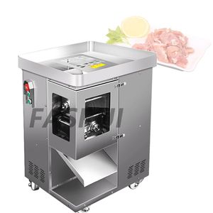 Trancheuse de viande fraîche automatique Machine de broyeur de viande commerciale coupe-viande bœuf de mouton tranché haute efficacité fabricant de découpe de viandes fraîches