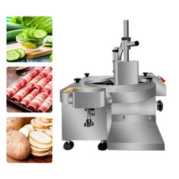 Máquina cortadora automática de carne fresca, mejor corte de carne para cepillar grasa, carne de res, cordero, rebanada de rollo de carne congelada