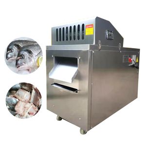 Machine automatique de découpe de poitrine de poulet, Cube de bœuf congelé, Machine commerciale de découpe de squelette de viande de volaille à vendre